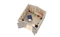 Palmako redskabsrum Aksel 2 - 273 x 280 cm